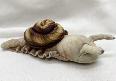 Folkmanis Puppets Realistic Snail Finger Puppet 6.5  L Super Cute Plush Toy