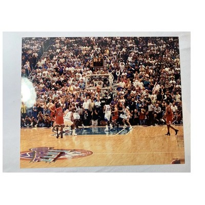Michael Jordan: The Last Shot | 8x10 Fujicolor Crystal Archive typo 1