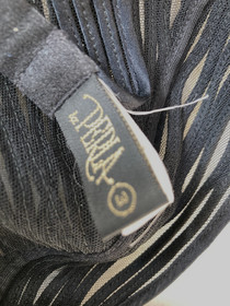 La Perla silk bra IT3 36B black soutache vintage bralet top