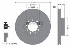 2x Bremsscheibe PAGID 54776NC für IVECO DAILY 6 4 Bus 33S14 35S14 35C14 42S14