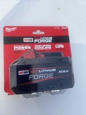Milwaukee M18 Lithium-Ion REDLITHIUM FORGE XC 8.0 Ah Battery Pack 48-11-1881 NEW