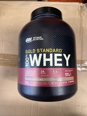 Gold Standard  100% Whey, Mocha Cappuccino, 5 lb (2.27 kg)
