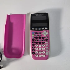Texas Instruments TI-84 Plus C Silver Edition Graphing Calculator - Pink