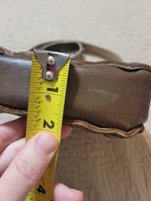 Small Boho Hippie Leather Tooled Purse Made In Mexico