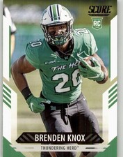 2021 Score Brenden Knox Rookie #366 RC Marshall Thundering Herd