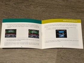 Wheel of Fortune Family Edition Instruction Manual Only Nintendo Nes Authentic