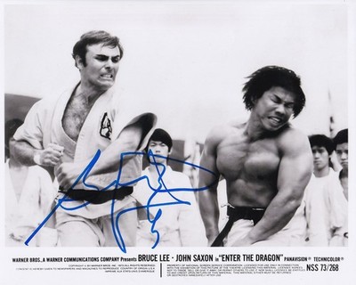 BOLO YEUNG signed Autogramm 20x25cm ENTER THE DRAGON in Person autograph ACOA