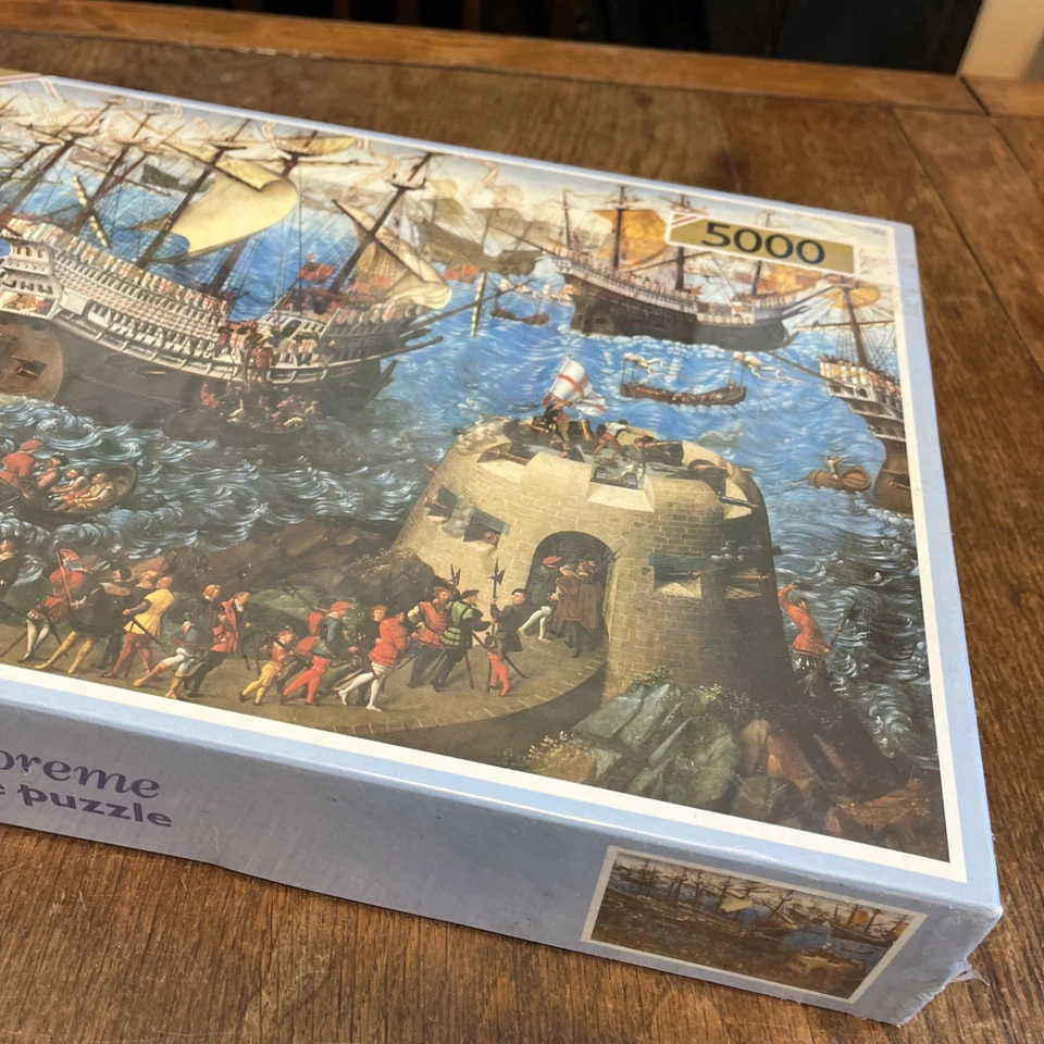 Falcon 5000 Piece Supreme Puzzle Embarkation of Henry VIII Brand New Sealed - Image 4 of 4