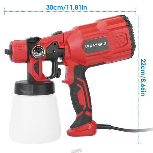 Handheld Paint Sprayer 1000Ml Red