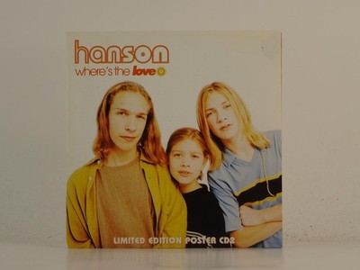 HANSON WHERE'S THE LOVE (CD 2) (H1) 4 Track CD Single including Picture Sleeve M