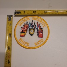 NATO Supreme Headquarters Allied Powers Europe Allied Commander Patch Iron-on