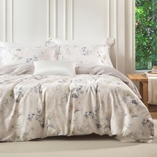 Queen Size Duvet Cover Set 100 Queen 90"x90" Light - Daissy No Comforter 