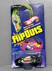 1985 HOT WHEELS FLIPOUTS: Road Flipper  (Side Flips) 2280 Black Vintage Bad Card