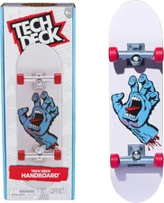, Santa Cruz Handboard; Authentic Mini Skateboards, Kids Toys for Boys & Girls, 