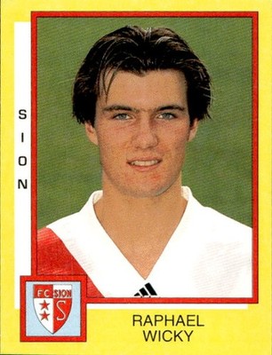 Panini '96 1996 Football Switzerland Action Figure # 160 Raphael Wicky Sion