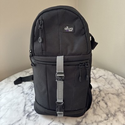 Altura Photo Camera Equipment Bag Case Shoulder Strap Sling Backpack Black