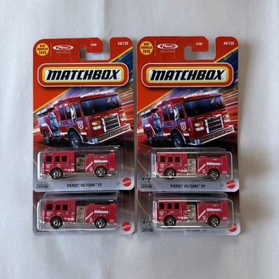 2026 Matchbox Pierce Volterra EV Fire Truck 44/126 (Lot of 4) New For 2026