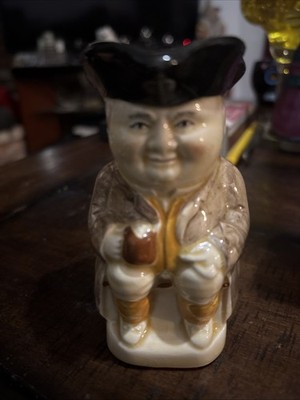 4 Miniature Toby Jug No3 Made In England Hand Painted 3 .75