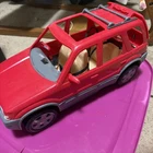 Mattel Barbie Ford  Escape SUV • Red Car w/ Adjustable Seats & Seatbelts • 2002