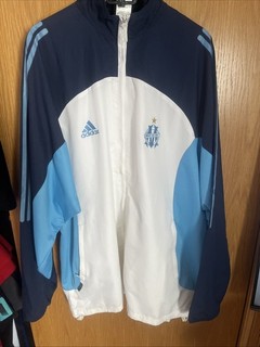 Olympique De Marseille 2002/2003/2004 Training Track Jacket 2XL Men’s Adidas