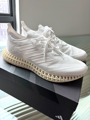 NEW IN BOX Adidas 4D 4DFWD Running Shoes White Clear Gum Mens 13 Dead Stock NEW
