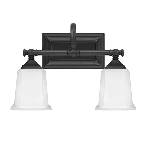 Quoizel NL8602 Nickel Nicholas 2-Light 15"W Bathroom Vanity Light - Picture 4 of 8