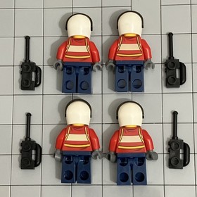 Lego City Minifigs Minifigures Set 60093-1 Deep Sea Helicopter Lot Of 4 D6 28