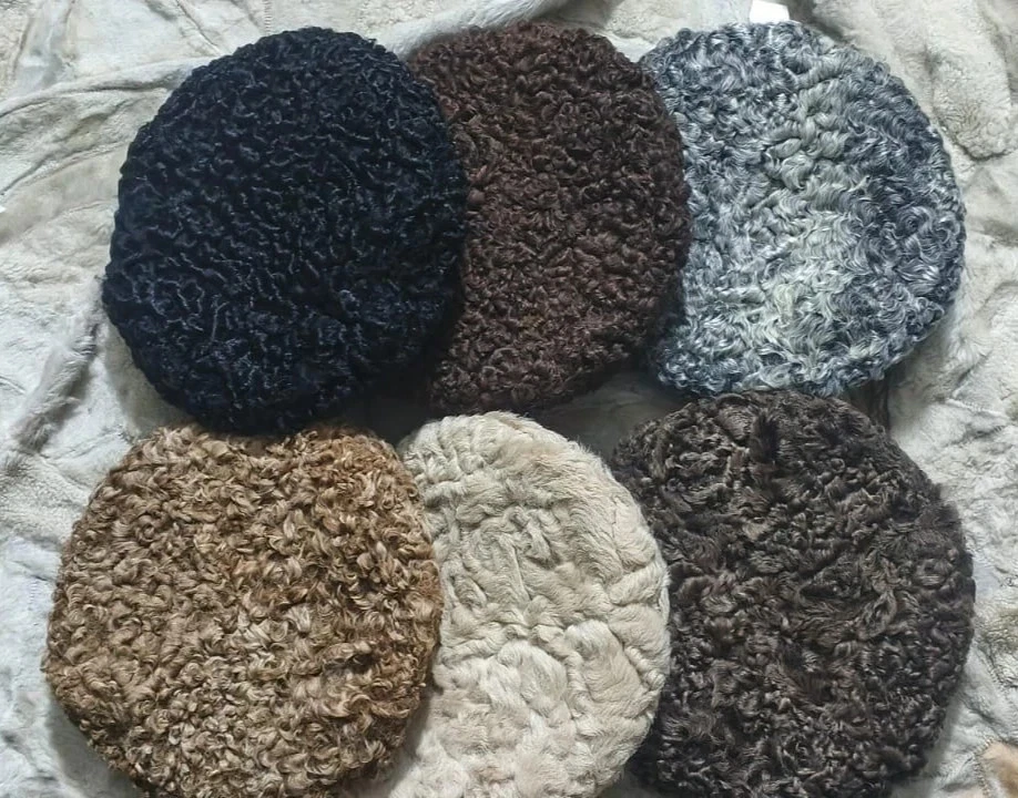 sheepskin fur Cap Afghani Chitrali Pakul Cap Pakol Kuchi Handmade Fine Quality