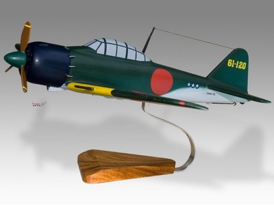 Mitsubishi A6M5 Reisen Zero Japan Air Force Mahogany Wood Handmade AirplaneModel