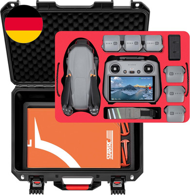 STARTRC Zweischicht Air 3S Koffer,Wasserdichte Tragetasche Air 3S Fly More Combo