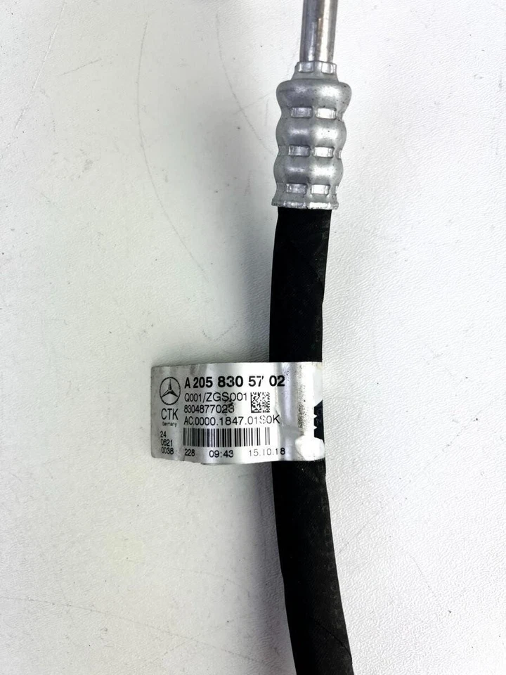 15-23 MERCEDES BENZ C43 AMG C300 AC AIRE ACONDICIONADO REFRIGERANTE LÍQUIDO MANGUERA TUBO OEM Foto 4 de 4