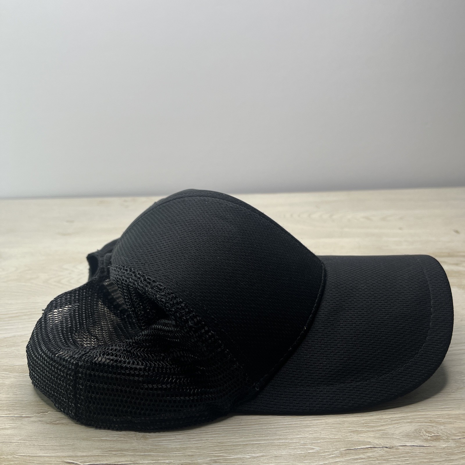 Plain Black Baseball Hat Black Adjustable Hat Adu… - image 9