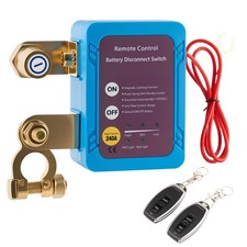 Battery Disconnect Switch 12V 240A, Remote Car Kill Switch Anti-Theft Automatic