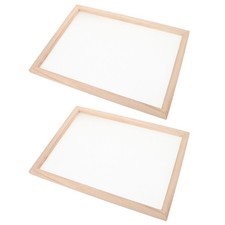 2pcs Wooden Paper Making Screen: Deckle Mold Screen  Wooden Paper Making Frame
