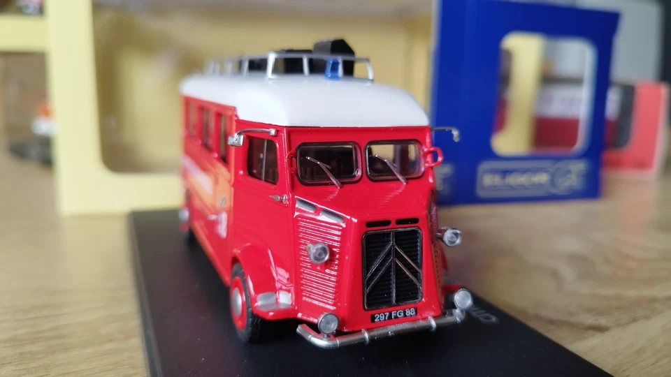 Citroën Type H Bus Pompiers -Transport De Troupes 1/43 Eligor Ref 101248 . - Photo 2/4