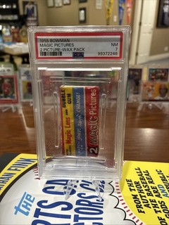 1955 Bowman Magic Picture Wax Pack PSA 7 Very RARE