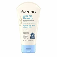 Aveeno Daily Moisturizing Cream Eczema Therapy Dry Skin Relief Steroid Free 5 oz
