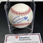 Signed Shohei Ohtani Baseball Official MLB Blue Ink Fanatics Authentic