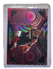 2020-21 Panini Obsidian - Tunnel Vision Zion Williamson #16 Electric Etch Red...