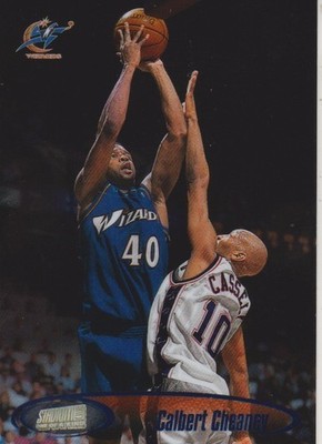 1998-99 Stadium Club One Of A Kind Calbert Cheaney #130/150 - Washington Wizards