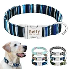 Personalized Dog Collars for Pets Custom Metal Buckle ID Tag Name Collar Engrave