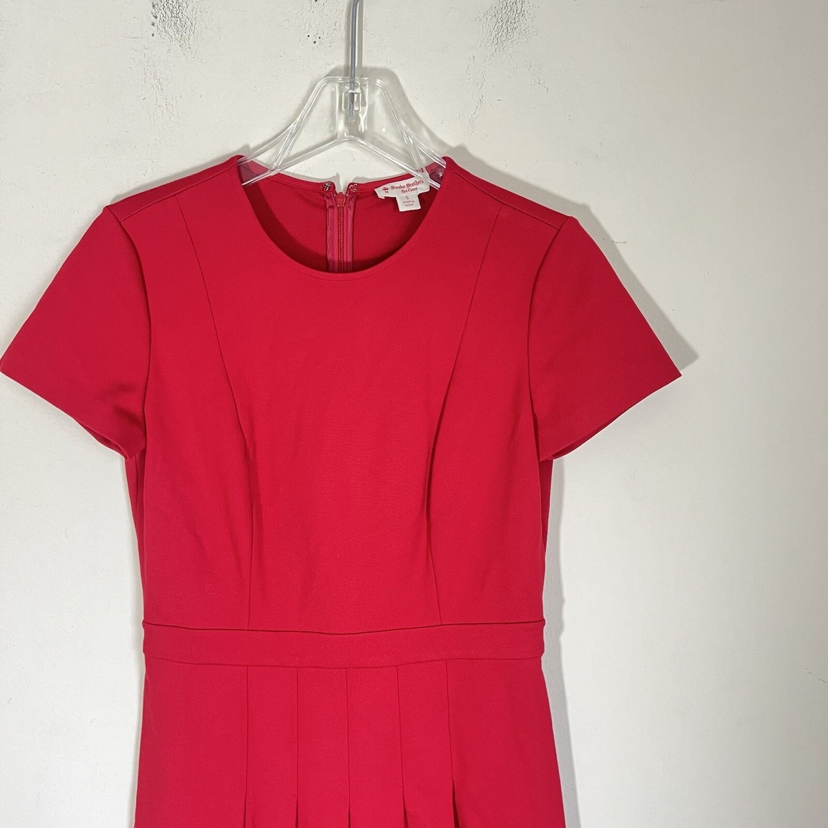 Brooks Brothers Red Fleece Women Dress Fit & Flare 6 Stretch Brooks Brothers Red Fleece Women Dress Fit & Flare 6 Stretch