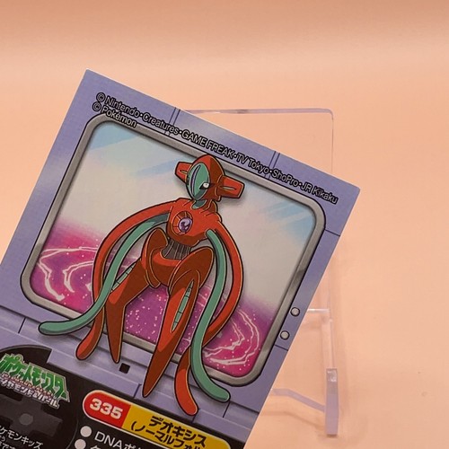 Deoxys Pokemon kids Seal Sticker Card Game Japanese Nintendo Vintage Anime - Picture 4 of 5