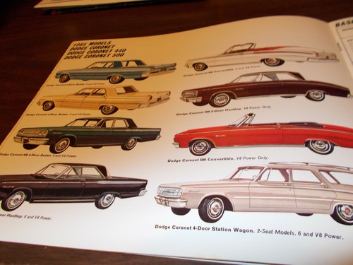 Dodge 1965 32 páginas de lujo catálogo de ventas en color - Imagen 5 de 6