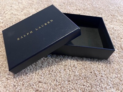 Buy Polo Ralph Lauren gift box navy blue gold 6 x 5 x 1.5 PRL NY