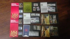 RARE 1968 1969 GREAT BRITAIN COLLECT PRESENTATION PACKS  GERMAN EDITION CAT £355