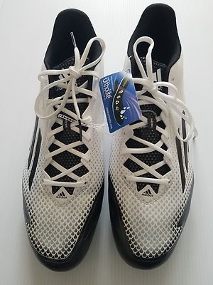 Adidas Baseball Cleats Adizero Afterburner Men\'s Sz‎ 14 White w Black BRAND NEW adidas | Shoes | Adidas Baseball Cleats Adizero Afterburner  main image 4