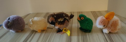 Steiff Germany Miniature Mice, Sparrow, Frog And Bunny Lot. - Picture 2 of 5