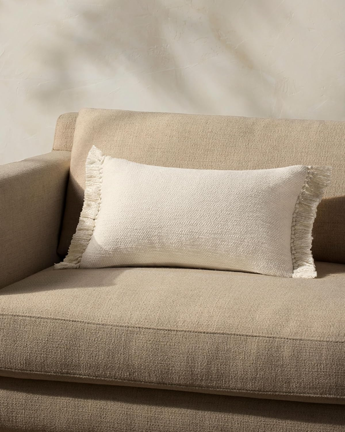 Joanna Gaines Magnolia Home Jett Collection PMH0063 Ivory 13x21 Pillow Cover
