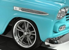 1 20x10 Ridler Racing Hot Rod Gm Chevy 606 Series Grey 5 On 5 Gm Truck Wlugs